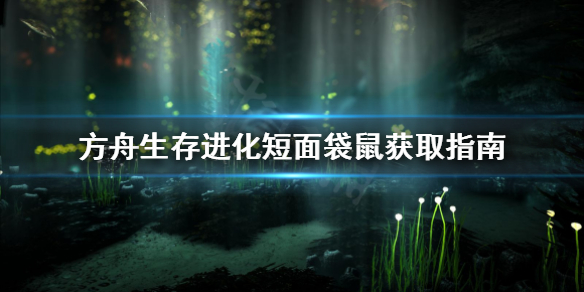 方舟生存进化短面袋鼠怎么获取 方舟生存进化新手教程分享
